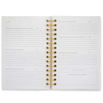 Promptly Journals, My Gratitude Journal: A Year of Thankfulness (Dusty Rose Pink, Linen) | Daily Gratitude Journal | Self-Care Journal | Mental Health Journal