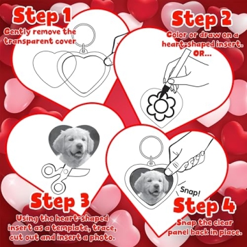 Creative READY 2 LEARN Heart Key Rings for Kids' Gifts