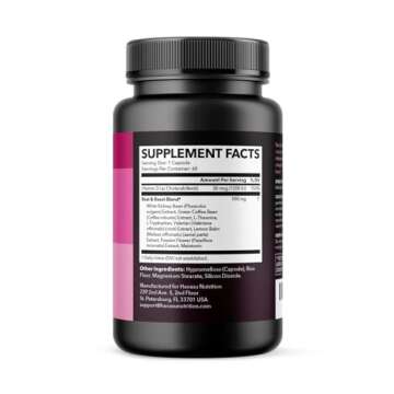 Night Time Fat Burner for Women - Appetite Suppressant for Weight Loss - 60 Count - Herbal Metabolism Booster with Melatonin for Sleep Support - Vegan, Non-GMO Capsules - 2 Month Supply