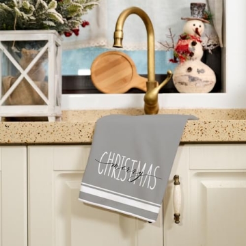 Buy Arkeny Christmas Kitchen Towels Set of 2 Soft & Absorbent