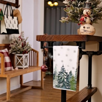 Buy Arkeny Christmas Kitchen Towels Set of 2 Soft & Absorbent