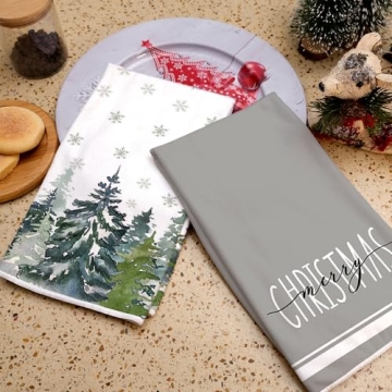 Buy Arkeny Christmas Kitchen Towels Set of 2 Soft & Absorbent