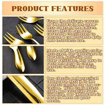 Cheese Butter Spreader Knives Set Charcuterie Accessories 16 Pieces Charcuterie Boards Utensils Stainless Steel Spreader Knife Mini Serving Tongs Spoons and Forks for Jam Appetizers Pastry (Gold)