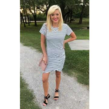 BTFBM Women's Summer Casual Beach Dress - Stylish & Comfy