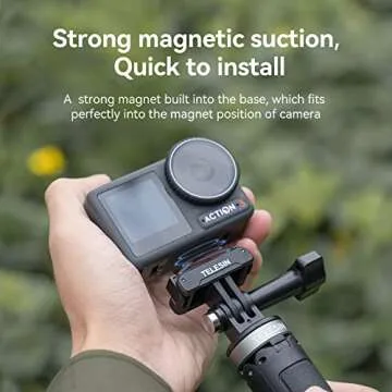 TELESIN Magnetic Adapter Mount for DJI Action Cameras