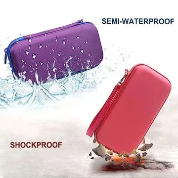 LTGEM EVA Hard Case Compatible with Texas Instruments TI-84 Plus CE/TI-84 Plus/TI-Nspire CX II CAS/TI-Nspire CX II/TI-83 Plus/TI-89 Titanium/TI-85 / TI-89 Color Graphing Calculator, Pink