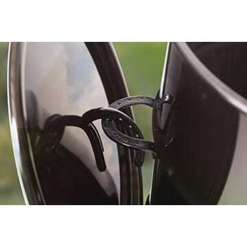 Pit Barrel Cooker Classic Package - 18.5 Inch Drum Smoker | Porcelain Coated Steel BBQ Grill | Includes 8 Hooks, 2 Hanging Rods, Grill Grate and More