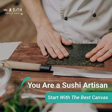 Tokyo Nori Sushi Nori Sheets for Home Sushi Making