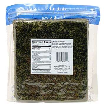 Tokyo Nori Sushi Nori Sheets for Home Sushi Making