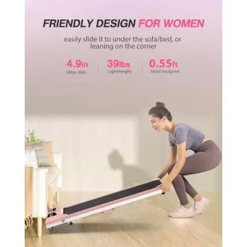 WELLFIT Incline Walking Pad Treadmill for Home Office