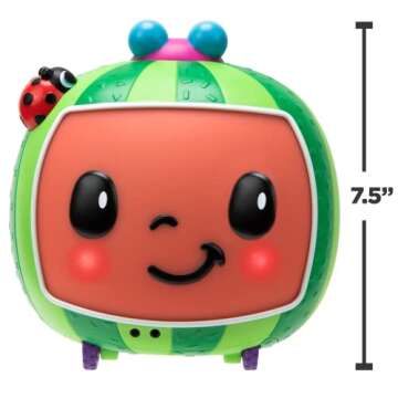 CoComelon Chase - 3 Ways to Play: Chase, Hide ‘N Seek, Sit ‘N Play - Sensory Play Activities - Plays Clips of Songs, ‘Heads Shoulders Knees and Toes’ & ‘Animal Dance Song’ (CMI0013)