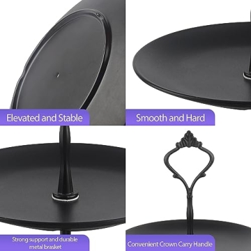 3-Tiered Dessert Serving Tray for Any Celebration