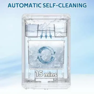 Compact Nugget Ice Maker - 44LBS Soft Chewable Ice