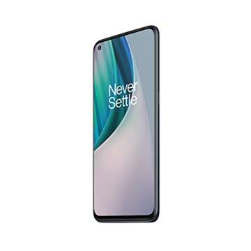 OnePlus Nord N10 5G Unlocked Smartphone, Midnight Ice​, 90Hz Refresh Rate, 6GB RAM + 128GB storage, US Version, Model BE2026