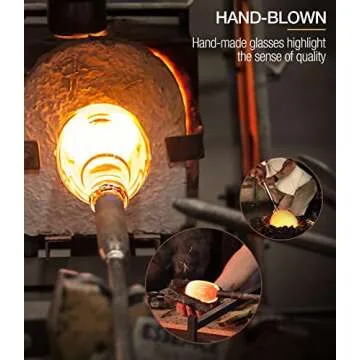 ROVSYA White Wine Glasses Set of 4- Modern Crystal Hand Blown Wine Glass-15 oz,Thin Rim,Long Stem,Perfect for Red or White,Daily Use,Unique Wedding Anniversary or Birthday Gift