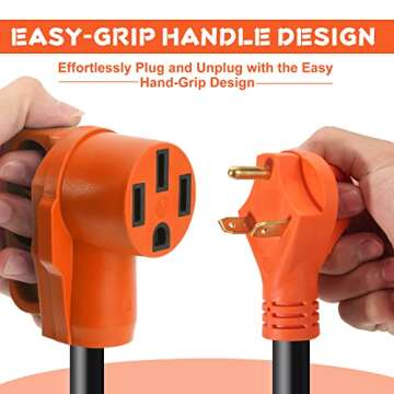High-Quality 30 Amp to 50 Amp RV Power Adapter