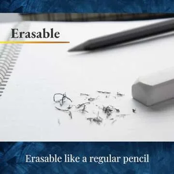 SUN-STAR Stylish Metal Pencil Metacil Pencils for Artist Drawing, Sketching, Non-Sharpening, Black, Pencil Lead Color: Black 2H #4 (with Authentic Hologram Sticker United States Only)