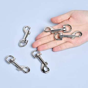 Trigger Clips Clasp - 8Pcs 360° Heavy Duty Swivel Hooks