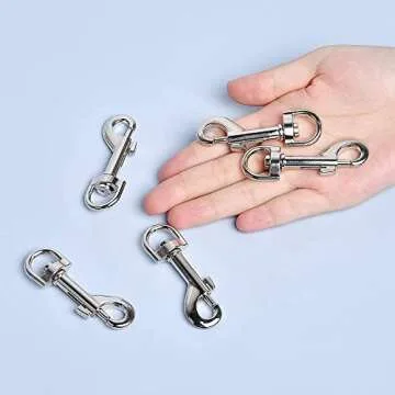 Trigger Clips Clasp - 8Pcs 360° Heavy Duty Swivel Hooks