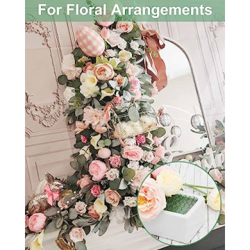 Mklsit Green Floral Chicken Wire for Crafts and Gardens