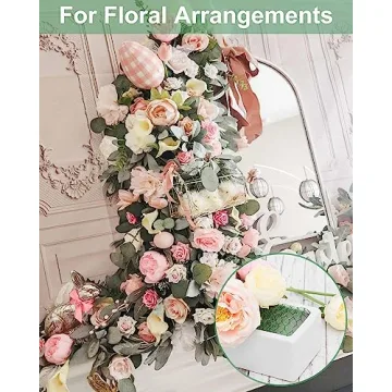 Mklsit Green Floral Chicken Wire for Crafts and Gardens