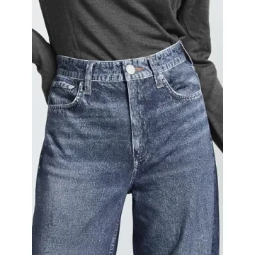 AnotherChill Women's High-Waisted Sweatpant Jeans for Comfort