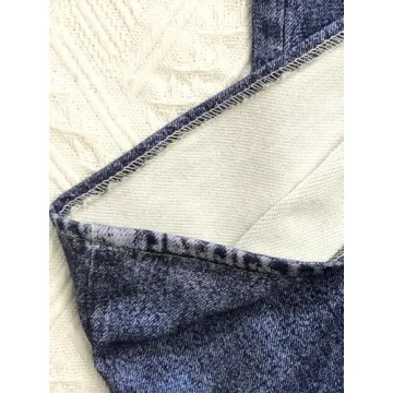 AnotherChill Women's High-Waisted Sweatpant Jeans for Comfort