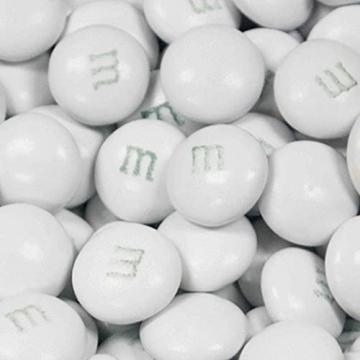Elegant White Milk Chocolate M&Ms - Perfect for Any Celebration