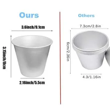 FRIGIIRE Nonstick Tumblers for Individual Desserts