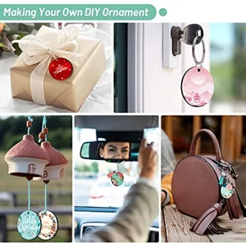 Sublimation Keychains - 200 PCS DIY Craft Kit