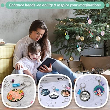 Sublimation Keychains - 200 PCS DIY Craft Kit