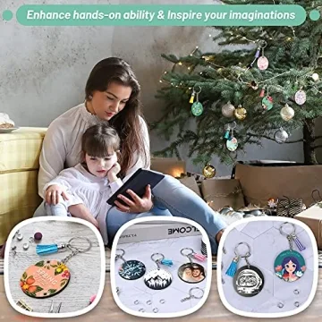 Sublimation Keychains - 200 PCS DIY Craft Kit