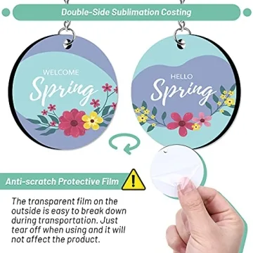 Sublimation Keychains - 200 PCS DIY Craft Kit