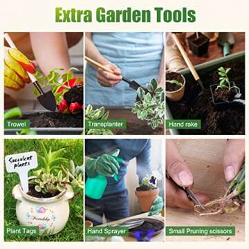 Plant Stand Indoor Outdoor, 9 Potted Tall Plant Stand for Multiple Plants, Wood Multiple Layer Plant Shelf Flower Stands for Garden Balcony Living Room with Plant Accessories