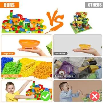 Marble Run for Kids - 176PCS STEM Building Toy Gift