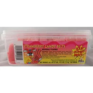 SOUR POWER Strawberry Belts, 42.3 Ounce