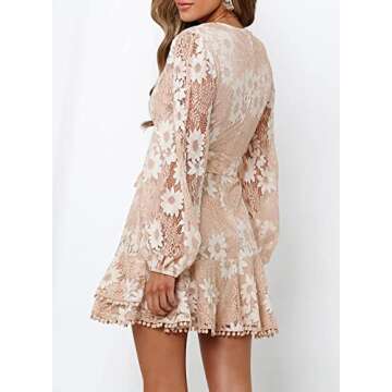 Dokotoo Women's Floral Print Mini Dress for Stylish Comfort