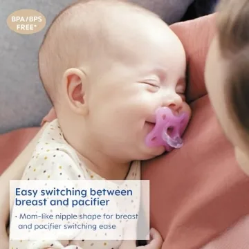 MAM Comfort Baby Pacifier, Lightweight Silicone, Self-Sterilizing Case