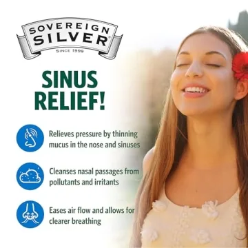 Sovereign Silver Bio-Active Silver Hydrosol Nasal Spray - Immune Support 10ppm