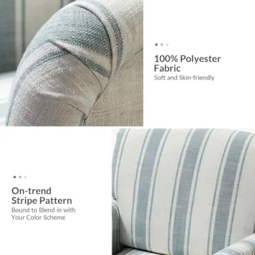 Stylish HULALA HOME Accent Chair for Living Room & Bedroom