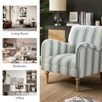 Stylish HULALA HOME Accent Chair for Living Room & Bedroom