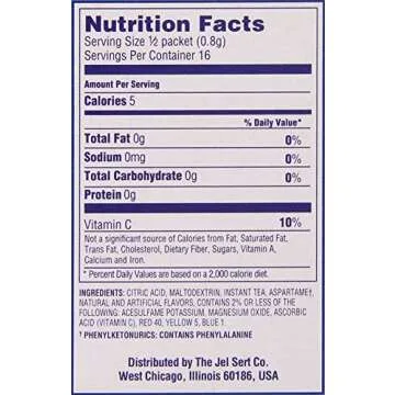 Wyler's Light Raspberry Drink Mix - 96 Sugar-Free Packets