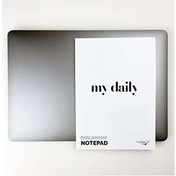 Daily Planner Notepad A5 Size (8.3"x5.8") To Do List, Undated Daily Organizer, Productivity Planner For Men and Women. Stylish Design, Quality Paper, Hardcover. For Home Office School Work and College