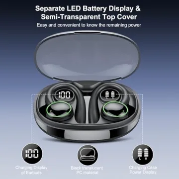 Bluetooth 5.3 Wireless Earbuds with ENC Mic