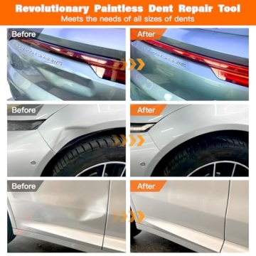 Dent Puller,Dent Removal Kit,3 Pack Car Dent Puller Kit Handle Lifter,Powerful Car Dent Remover,Dent Popper,Dent Fixer,Suction Cup Dent Puller And Paintless Dent Repair Kit For Car 3pcs