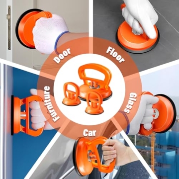 Dent Puller,Dent Removal Kit,3 Pack Car Dent Puller Kit Handle Lifter,Powerful Car Dent Remover,Dent Popper,Dent Fixer,Suction Cup Dent Puller And Paintless Dent Repair Kit For Car 3pcs