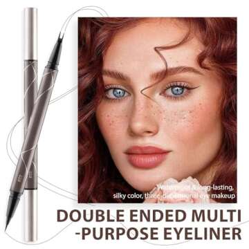 Natural 2-in-1 Eyeliner Eyelash Pencil Set - Waterproof
