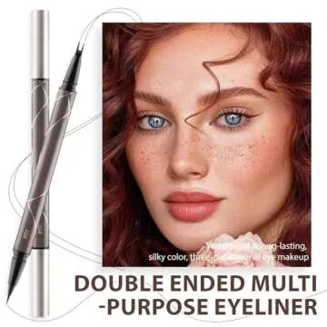 Natural 2-in-1 Eyeliner Eyelash Pencil Set - Waterproof