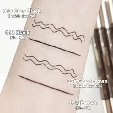 Natural 2-in-1 Eyeliner Eyelash Pencil Set - Waterproof