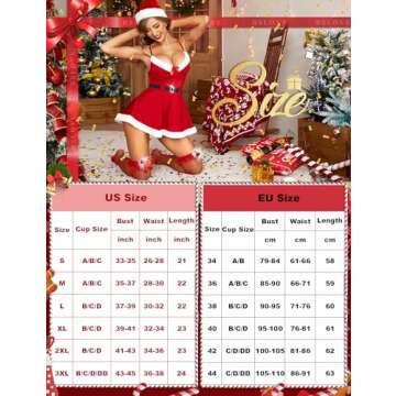 RSLOVE Lingerie for Women Sexy Lingerie Set Babydoll Chemise Sleepwear Red XL